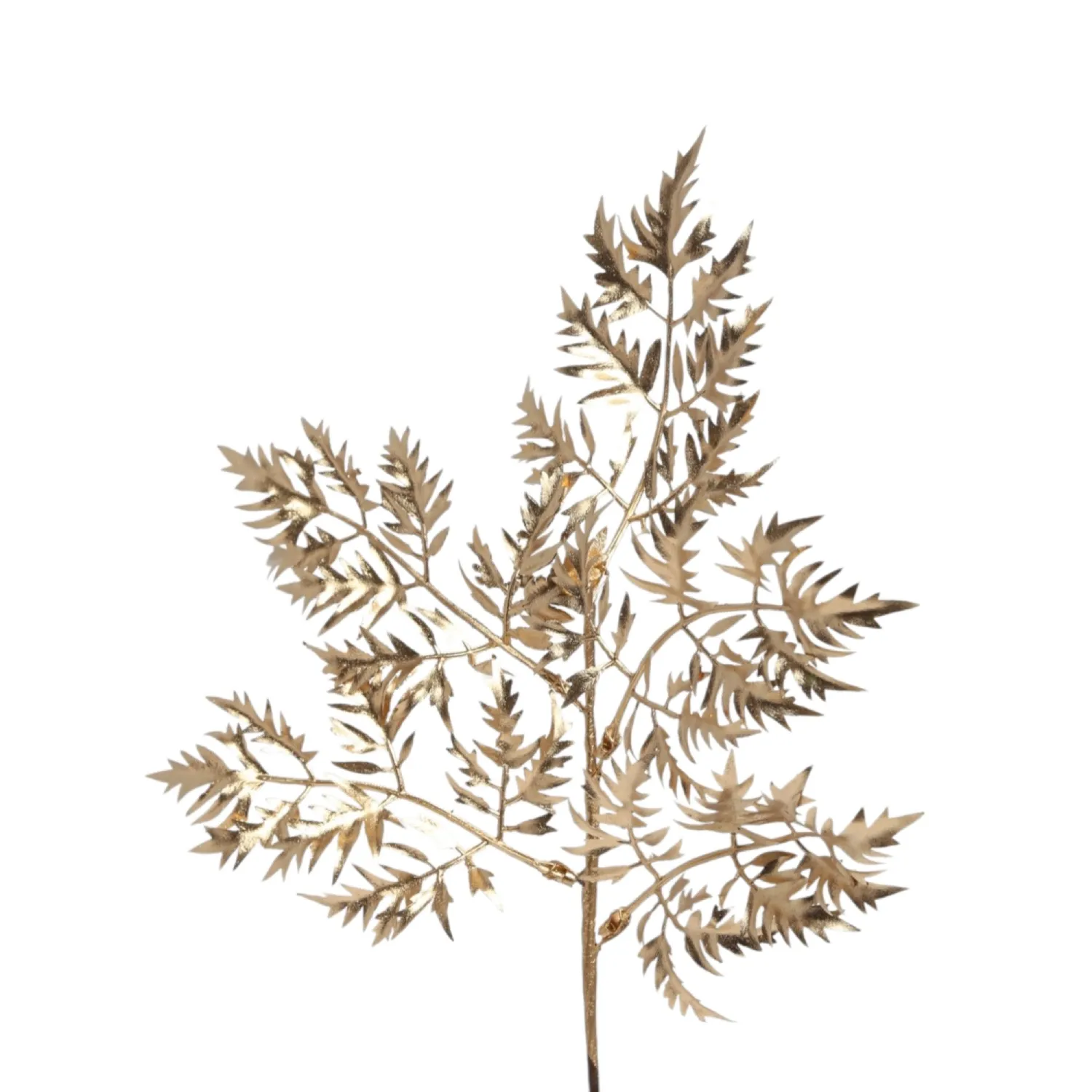 Galho Decorativo Folhas 37cm Cromus